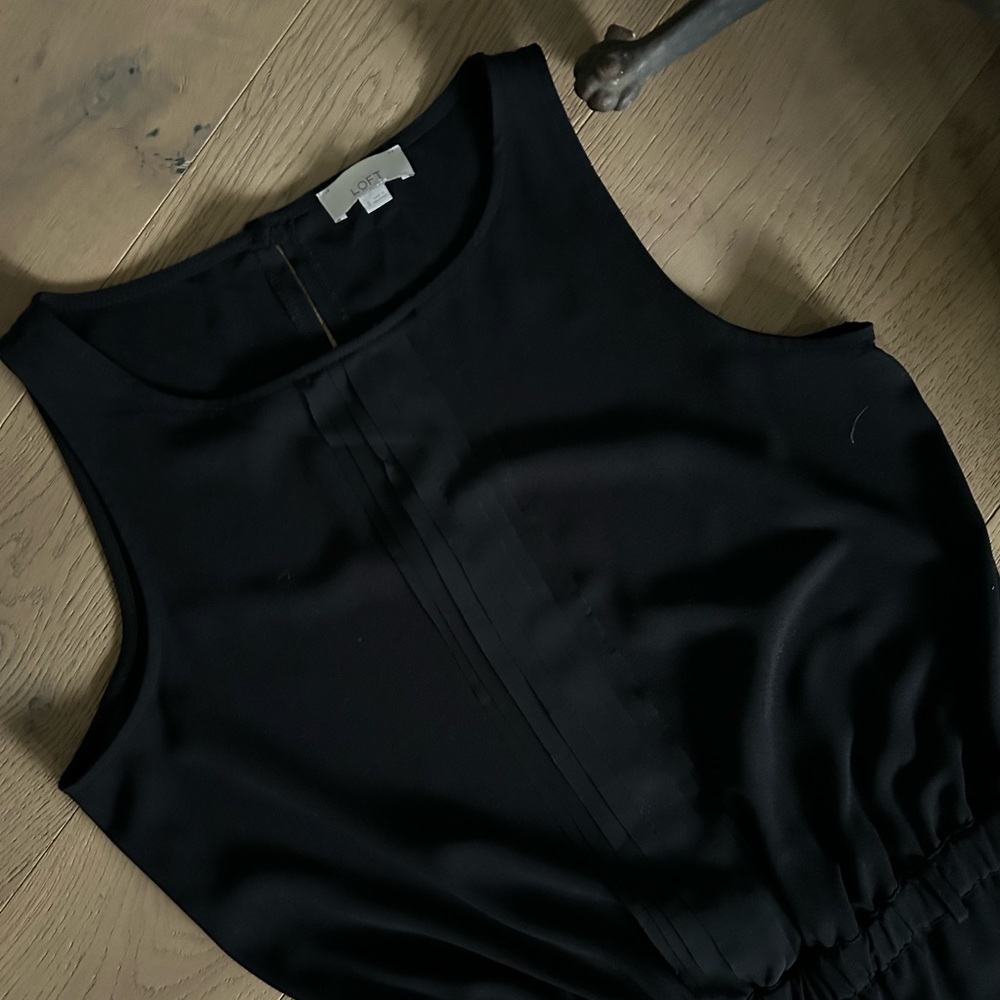 Black Loft pantsuit-size 8 - Picture 2 of 5